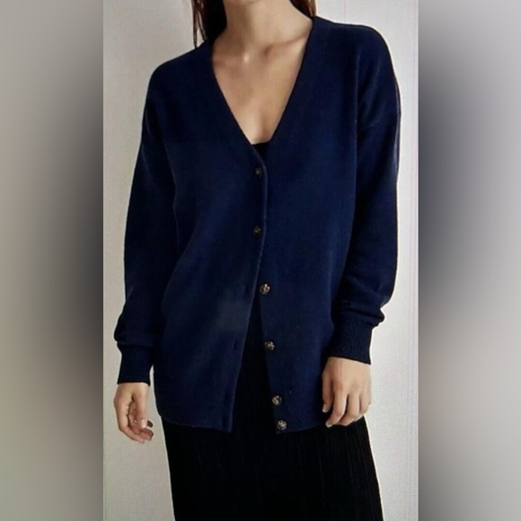 Madewell Sweaters - NWT Madewell Madewell Women's Blue Cardigan